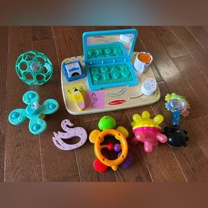 Melissa & Doug Activity Board & Other Baby Toys